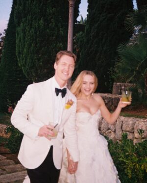 Sabrina Carpenter Instagram - my wife got married and i wept and wept. i felt so immensely lucky to be part of your special day @joeyking @stevenpiet i love you both dearly!!!! congrats on your love