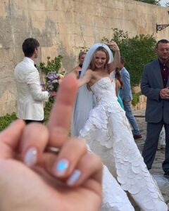 Sabrina Carpenter Instagram - my wife got married and i wept and wept. i felt so immensely lucky to be part of your special day @joeyking @stevenpiet i love you both dearly!!!! congrats on your love