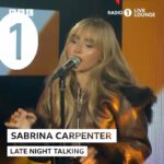 Sabrina Carpenter Instagram - late night @bbcradio1 talkinnnn