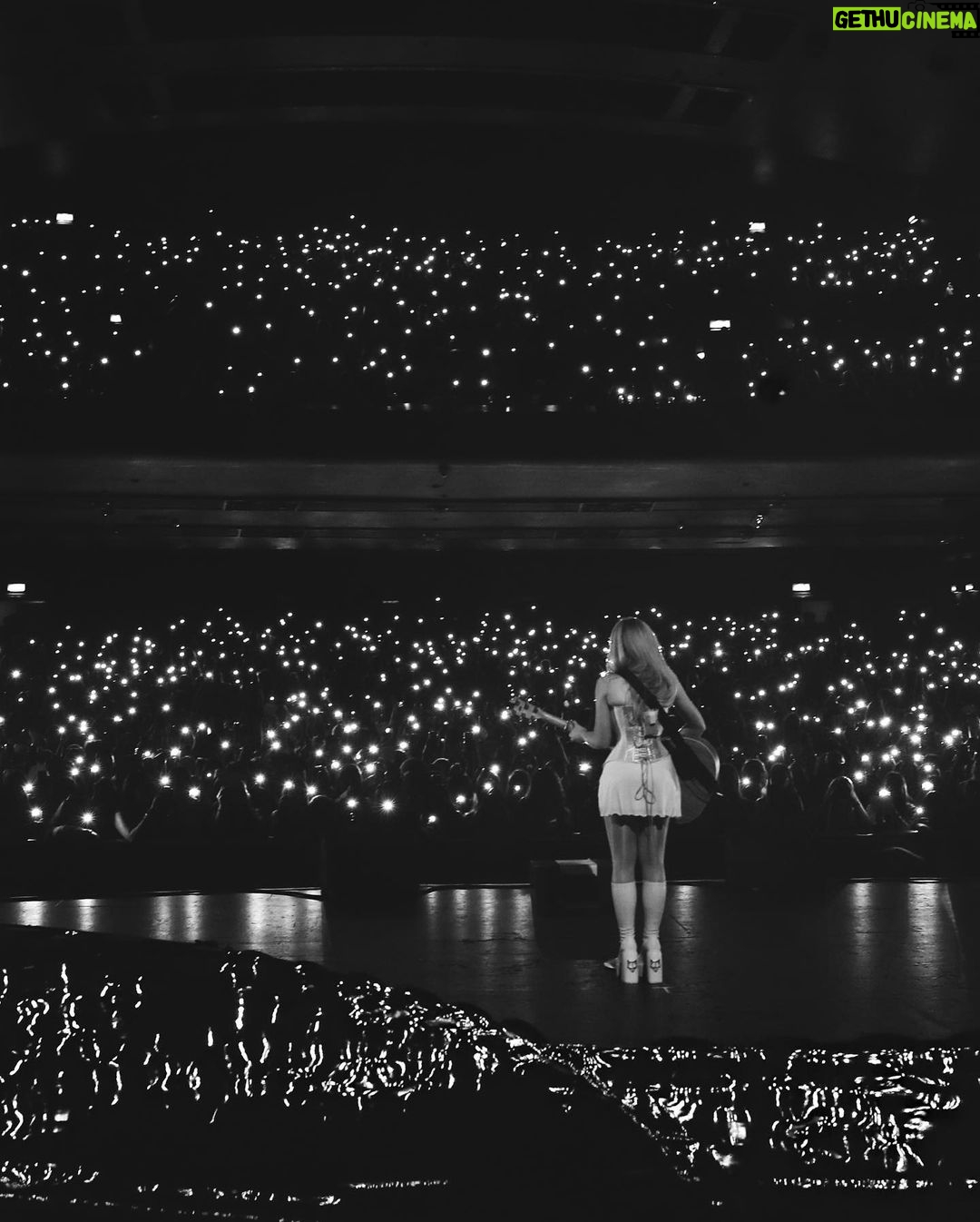 Sabrina Carpenter Instagram - europe so far💌💌thank u for the best nights dublin, glasgow, and manchester!! and thank u for telling me what a slag is!!