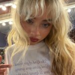Sabrina Carpenter Instagram - europe so far💌💌thank u for the best nights dublin, glasgow, and manchester!! and thank u for telling me what a slag is!!