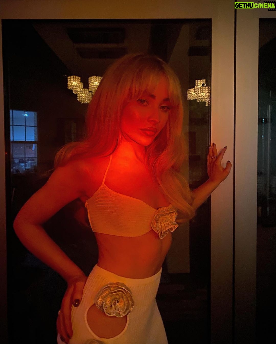 Sabrina Carpenter Instagram - this dump is for the boys w the boomin system