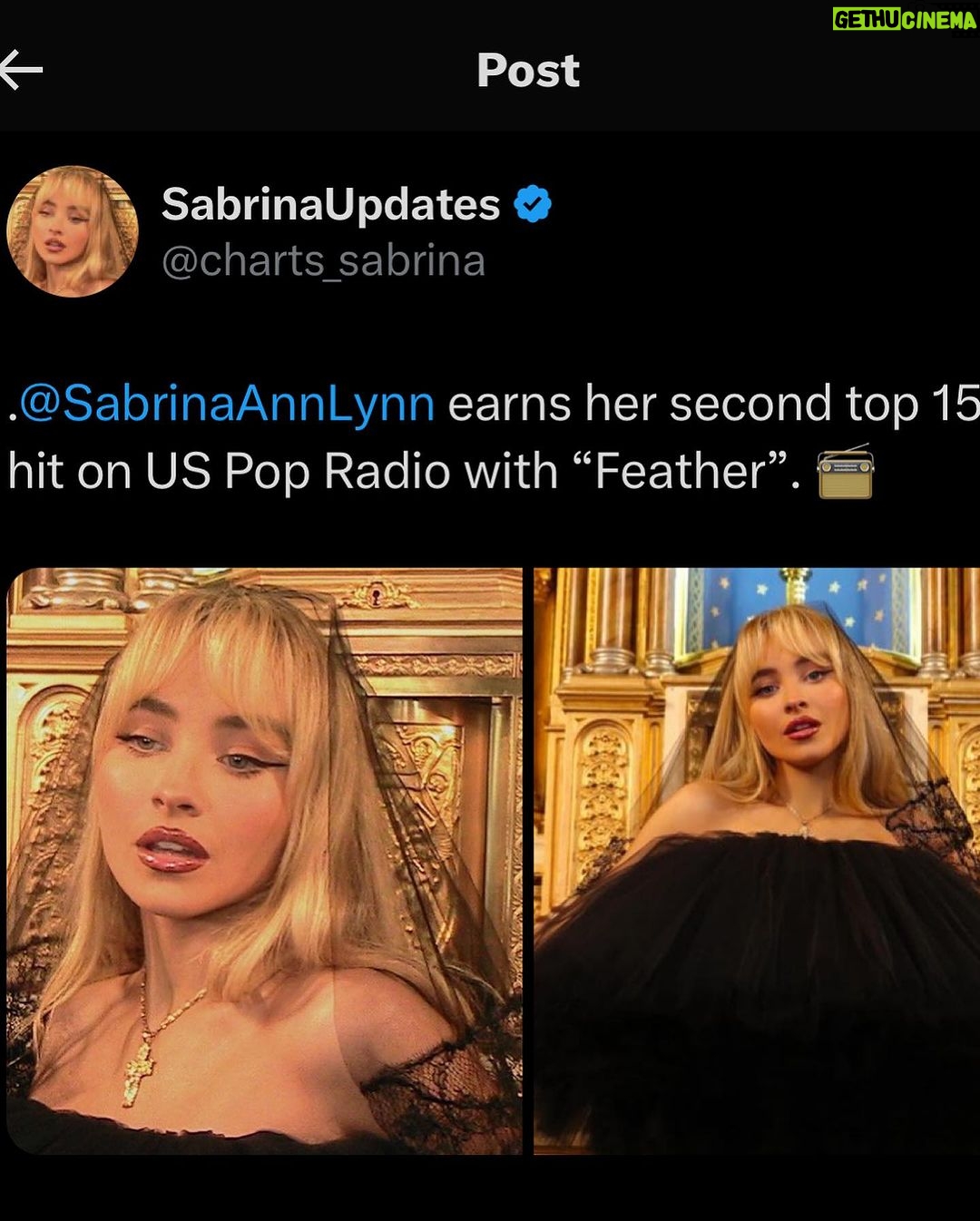 Sabrina Carpenter Instagram - happy tuesday to all those who celebrate