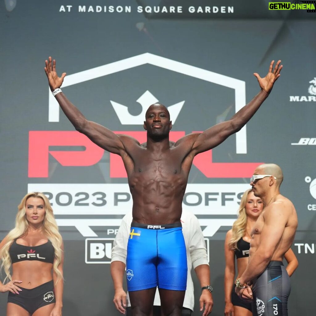 Sadibou Sy Instagram - 🤲🏿Alhamdulillah for everything🤲🏿 Weigh-in ✅ Madison Square Garden NYC