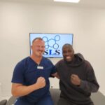 Sadibou Sy Instagram - Thank you for helping me getting my body right, one of the best in the biz @slsnu