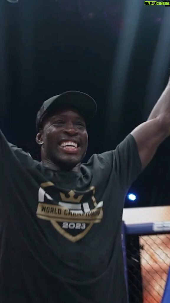 Sadibou Sy Instagram - 𝗙𝗜𝗚𝗛𝗧𝗜𝗡𝗚 is everything for @sadibousy 𝗦𝘄𝗲𝗱𝗶𝘀𝗵 𝗗𝗲𝗻𝘇𝗲𝗹’𝘀 s goal of a second PFL World Title is just one win away #PFLWorldChampionship