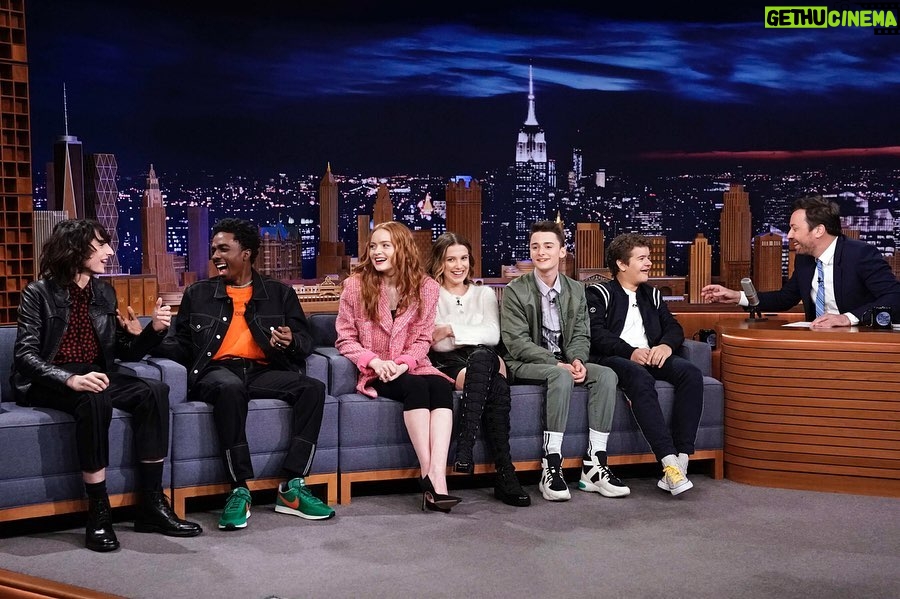 Sadie Sink Instagram - A very successful New York press week :) Thank you to my wonderful team for all the hard work these past few days💕 The countdown to the premiere begins... @mollyddickson @ninapark @tommy_buckett