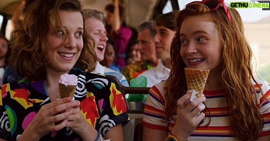 Sadie Sink - 2.2 Million Likes - We’re back July 4th! 🍦🍦