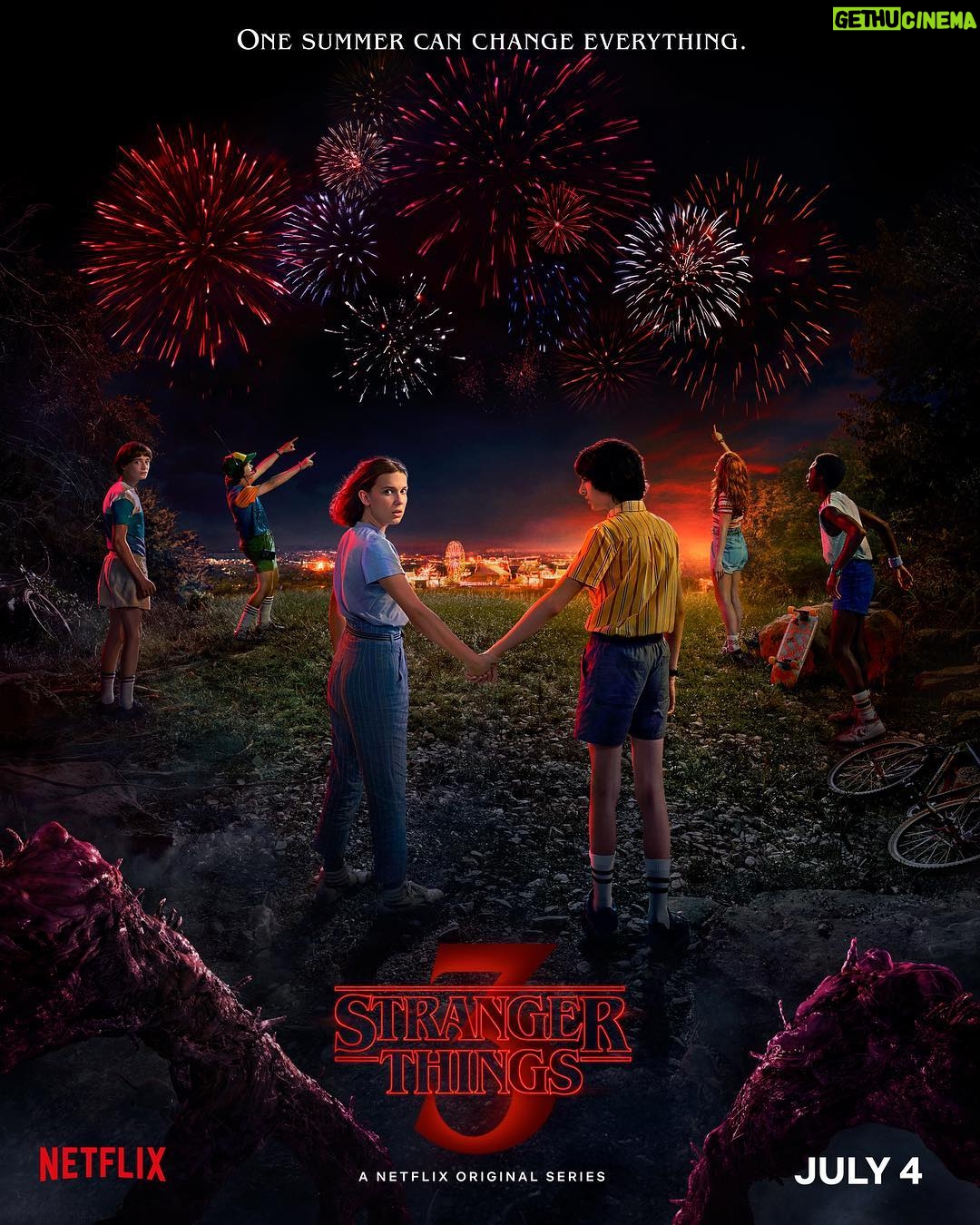 Sadie Sink Instagram - JULY 4 🎇 Happy New Year everyone! #strangerthings3