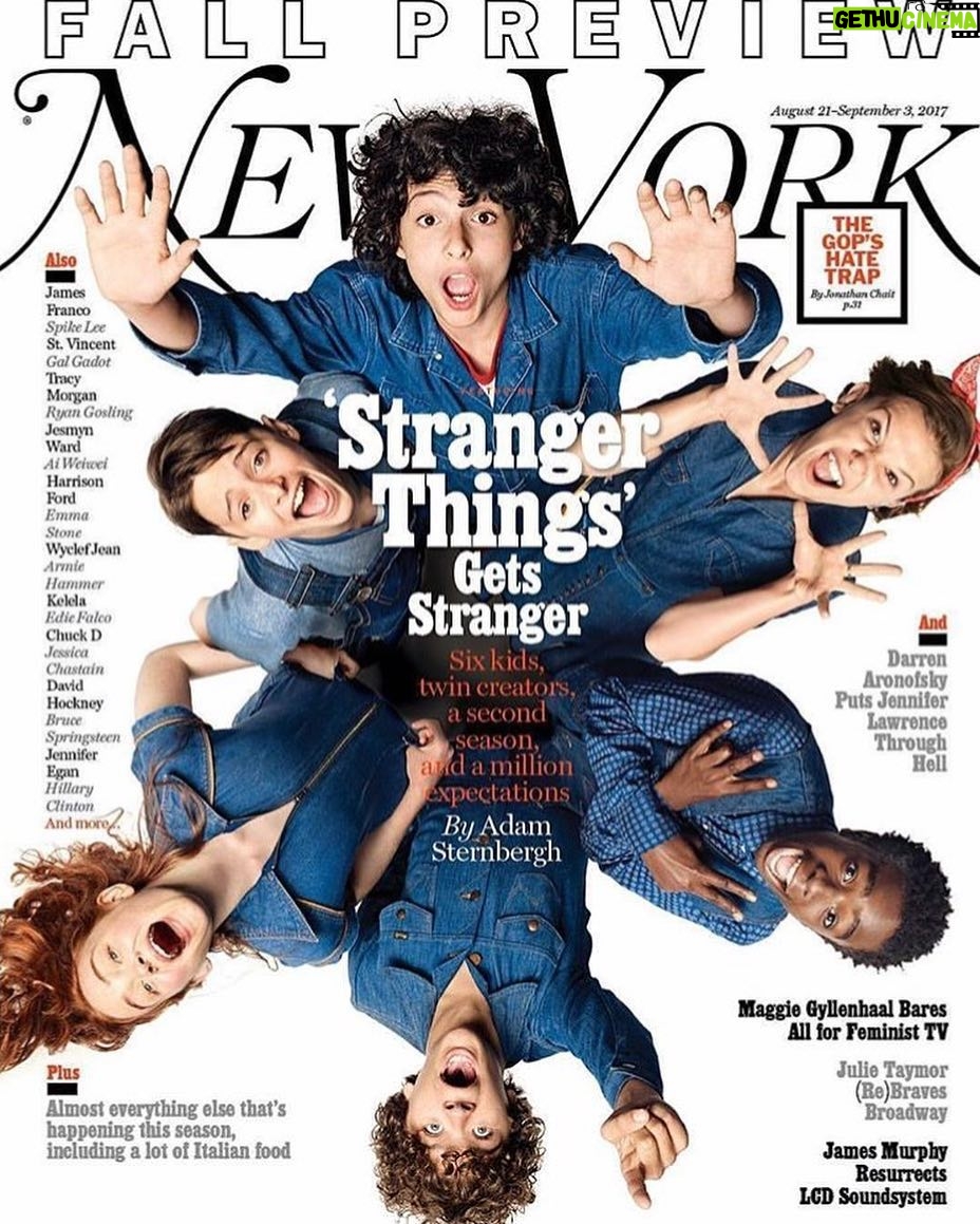 Sadie Sink Instagram - Thank you @nymag 💙