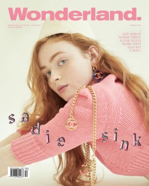 Sadie Sink Instagram - On stands soon. Thank you Wonderland 💗

Photography by @shaynelaverdiere 
Fashion by @badnewsbritt 
Interview by @mitchellsink 
Words by @ella_b18 
Hair by @tommy_buckett 
Make-up by @quinnmurphy 
Editorial & Creative Director @huwgwyther 
Art Director @jeffreythomson 
Production Director @morganemillot 
Photo Assistant @jonathanpivovar 
Fashion Assistants Kendall Meleski, Ying Chu, @abbydepass 
Flowers by @flowerpsychos 
Assistant Designer @lilypichonflannery 
Production Assistant @kaijon___