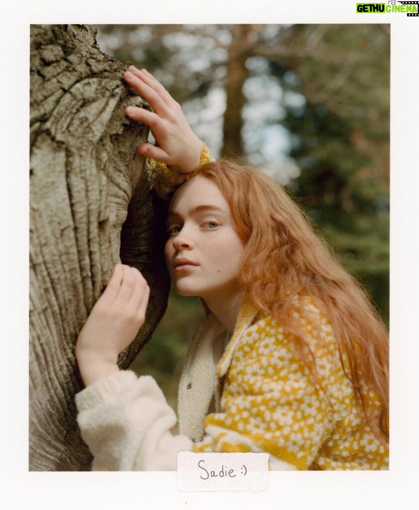 Sadie Sink Instagram - a very special and nostalgic shoot with my favorite, @katiemccurdy_ ❤️