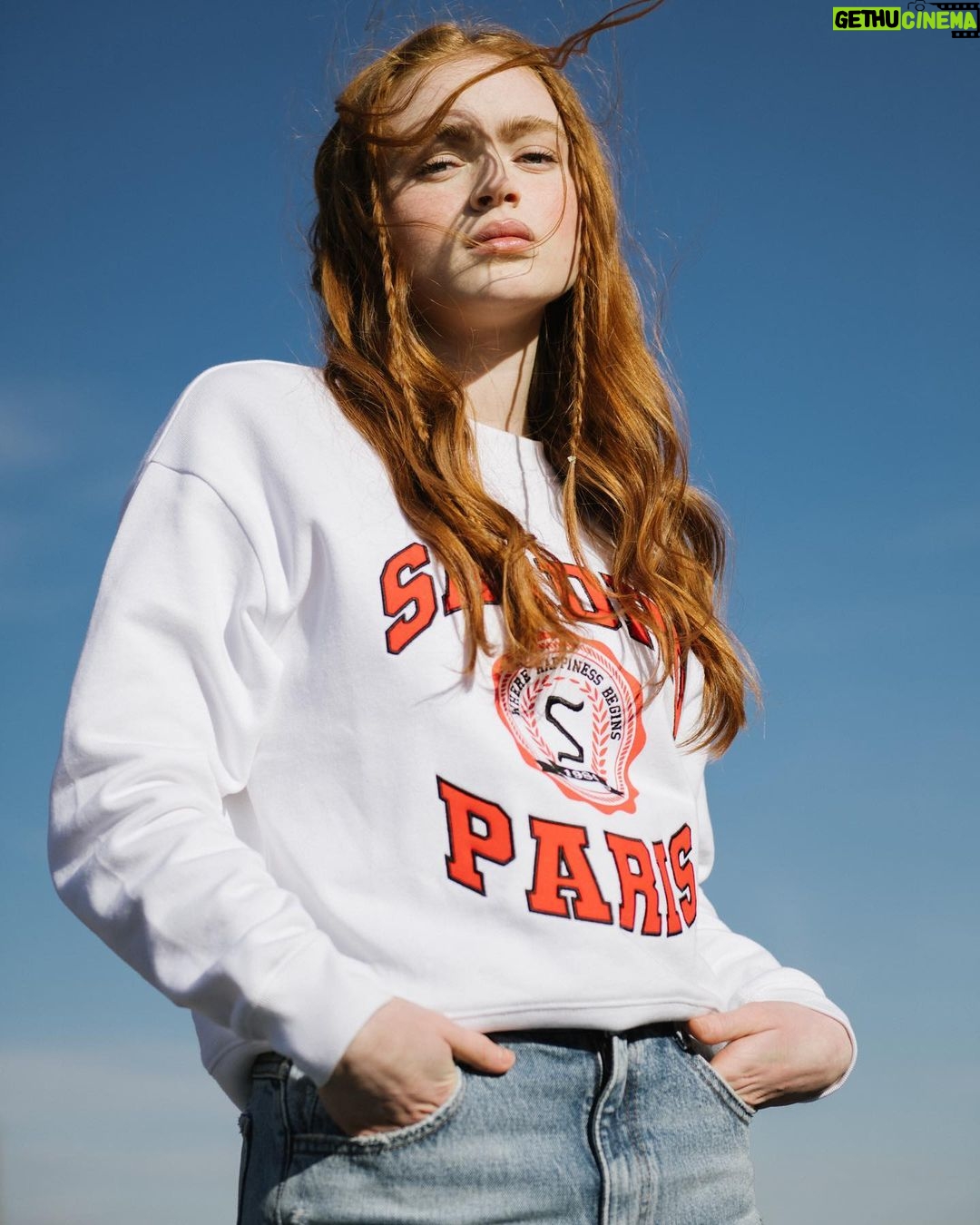 Sadie Sink - 2.5 Million Likes - Spring ready in @sandroparis