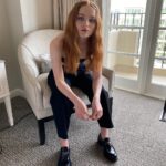 Sadie Sink Instagram - A 24 hour whirlwind in LA. Big thanks to my dream team for the hustle🖤 #fearstreet