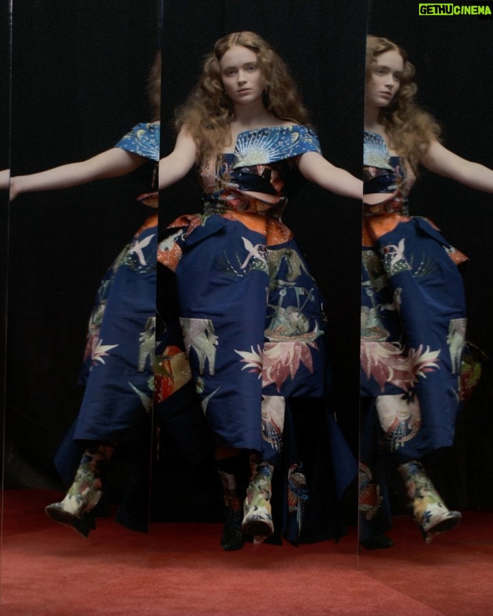 Sadie Sink - 3 Million Likes - @alexandermcqueen Spring/Summer 2023 campaign. Shot by @jonasakerlund