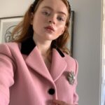 Sadie Sink Instagram – first virtual @miumiu show did not disappoint.