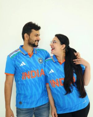 Sai Lokur Instagram - Mumma Daddy and Junior all set to cheer India...

Chak de! 
You have all our support and best wishes.
Bleed blue and get that trophy back home 💙

#india #indiaworldcup #worldcupfinal #worldcupfinal2023 #worldcupfever #indiancricketteam #bcci #indiancricket #indvsaus #cricketworldcup #cheerforindia #bleedblue #lehrado #chakdeindia #win