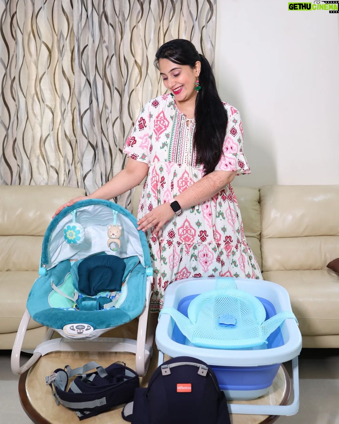 Sai Lokur Instagram - Got these amazing products from the most trusted baby and mother care brand in India @infantso.baby The safest and most useful products for your little one, they are sure to make your life easier. So all your mummas to be, go check out their products right now! (Mom to be, baby essentials, new born products, baby rocker, bath tub, hip seat carrier, baby bathing products, new born baby, pregnancy, hospital bag, check list) #babyproductsindia #newborn #newbornbaby #newbornbabyessentials #infantsobaby #infantso #momtobereels #newbornbabyreels #babyproducts #hospitalbag