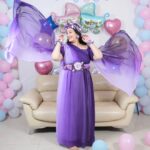 Sai Lokur Instagram - My Fairy-tale Baby Shower 🤰 I truly feel like a princess ❤️ Wearing this beautiful Maternity gown from @momswardrobe2020 And this gorgeously hand made jewelry from @mrugasart [Baby Shower, Gender reveal, boy or girl, Pregnancy, Maternity, Mom to be, Mom life, Pampering, Gown, Baby Shower jewellery, Princess diaries, Floral jewelry, Baby Shower gown] #babyshowerreels #maternityphotoshoot #babyshowerphotoshoot #babyshower #babyshowerlook #babyshoweroutfit #babyshowergown #maternitygown #floraljewellery #babyshowerjewellery #babyshowergown #maternityphotoshootideas #princessdiaries #fairytale #purple #ombre #photoshootgowns