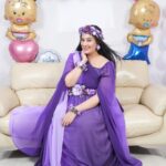 Sai Lokur Instagram - My Fairy-tale Baby Shower 🤰 I truly feel like a princess ❤️ Wearing this beautiful Maternity gown from @momswardrobe2020 And this gorgeously hand made jewelry from @mrugasart [Baby Shower, Gender reveal, boy or girl, Pregnancy, Maternity, Mom to be, Mom life, Pampering, Gown, Baby Shower jewellery, Princess diaries, Floral jewelry, Baby Shower gown] #babyshowerreels #maternityphotoshoot #babyshowerphotoshoot #babyshower #babyshowerlook #babyshoweroutfit #babyshowergown #maternitygown #floraljewellery #babyshowerjewellery #babyshowergown #maternityphotoshootideas #princessdiaries #fairytale #purple #ombre #photoshootgowns