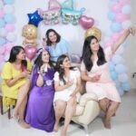 Sai Lokur Instagram - My Fairy-tale Baby Shower 🤰 I truly feel like a princess ❤️ And my dear friends made it so special for me... #grateful Gown - @momswardrobe2020 Jewelry - @mrugasart #babyshowerwithfriends #maternityphotoshoot #babyshowerphotoshoot #babyshower #babyshowerlook #babyshoweroutfit #babyshowergown #maternitygown #floraljewellery #babyshowerjewellery #babyshowergown #maternityphotoshootideas #princessdiaries #fairytale #purple #ombre #photoshootgowns
