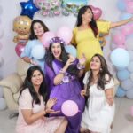 Sai Lokur Instagram - My Fairy-tale Baby Shower 🤰 I truly feel like a princess ❤️ And my dear friends made it so special for me... #grateful Gown - @momswardrobe2020 Jewelry - @mrugasart #babyshowerwithfriends #maternityphotoshoot #babyshowerphotoshoot #babyshower #babyshowerlook #babyshoweroutfit #babyshowergown #maternitygown #floraljewellery #babyshowerjewellery #babyshowergown #maternityphotoshootideas #princessdiaries #fairytale #purple #ombre #photoshootgowns