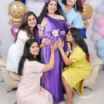 Sai Lokur Instagram - My Fairy-tale Baby Shower 🤰 I truly feel like a princess ❤️ And my dear friends made it so special for me... #grateful Gown - @momswardrobe2020 Jewelry - @mrugasart #babyshowerwithfriends #maternityphotoshoot #babyshowerphotoshoot #babyshower #babyshowerlook #babyshoweroutfit #babyshowergown #maternitygown #floraljewellery #babyshowerjewellery #babyshowergown #maternityphotoshootideas #princessdiaries #fairytale #purple #ombre #photoshootgowns