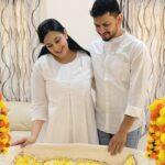 Sai Lokur Instagram - Happy and proud new parents😇❤️🧿 #babyroy #namingceremony #babygirl #princess #angel #babynamingceremony #babynames