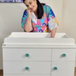Sai Lokur Instagram - The perfect diaper changing table for my baby! From @littlebirdindia Make your diaper changing experience a comfortable one for your baby. Check it out now. (Diaper changing table, mom to be, baby prep, Newborn essentials) #trendingaudio #reelstrending #changingtable #newbornessentials #kyamujhepyaarhai