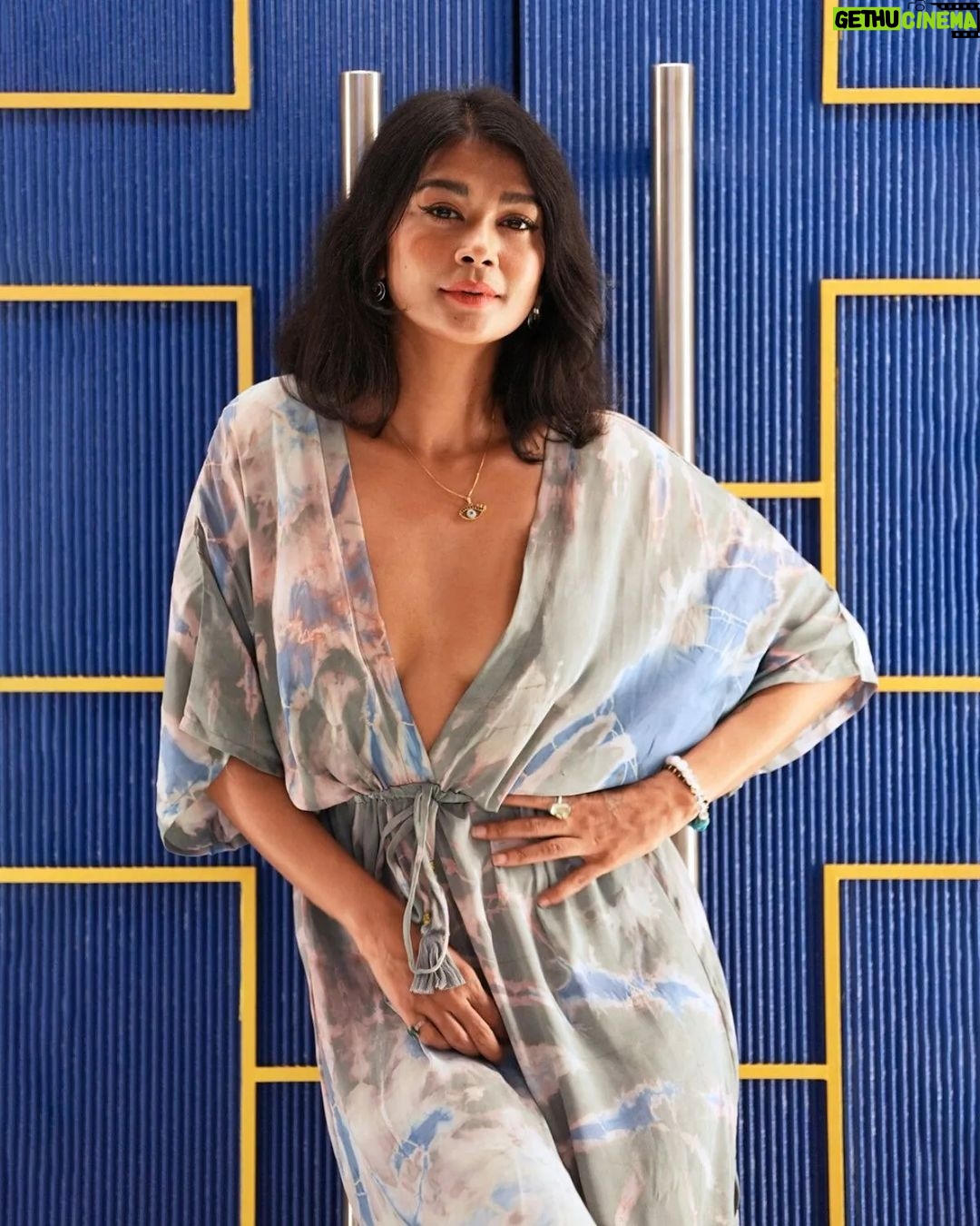 Sakshi Pradhan Instagram - Radiance and charm personified with Sakshi Pradhan in the spotlight at IFFI54. 🌟📸 #IFFI54 #sakshipradhan #fashion #lifestyle #instafashion #trending Designer : @kamalakaftan IFFI Goa