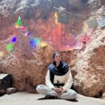 Sakshi Pradhan Instagram - Embarking on a soul-stirring journey, I delved into the depths of caves, embracing the serenity within. Amidst quiet meditations, I discovered the profound rhythm of my own existence. In the stillness, my spirit resonated with the echoes of ancient wisdom, forging a connection with the essence of life itself. 🌌✨ #SpiritualJourney #InnerPeace #meditationmagic Rishikesh Uttrakhand