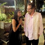 Sakshi Pradhan Instagram - "In the presence of the legendary Mr. @shekharkapur – a meeting that transcended mere admiration. His wisdom, warmth, and shared stories made this encounter a treasure trove of inspiration. A humble reminder that our journeys are woven with connections, and sometimes, dreams find their way into reality. Gratitude for the genuine moments that make life's reel truly unforgettable. #ShekharKapoor #InspiredEncounter #HumanTouch 🤝✨"🪬 #Love #Laugh #Conversations Film Bazaar