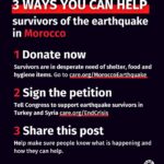Salma Hayek Pinault Instagram - The news of the earthquake's devastating impact in #Morocco breaks my heart. The deadly #earthquake has left thousands in dire need of essentials like shelter, food kits, blankets, and cash assistance. Visit care.org/MoroccoEarthquake to help @careorg support families in need 🧡 My thoughts are with the unbreakable spirit of the people of Morocco during this difficult time.