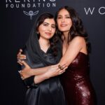 Salma Hayek Pinault Instagram - What a night! Thank you to everybody who came out to celebrate 15 years of the @keringfoundation and the second annual 'Caring for Women' dinner to benefit the Malala Fund, National Network to End Domestic Violence (NNEDV) and New York City Alliance Against Sexual Violence. I am so honored to work alongside this brilliant foundation to combat gender-based violence and continue the fight to protect vulnerable women and children all across the globe. ¡Qué noche! Gracias a todos los que asistieron a celebrar los 15 años de @keringfoundation y la segunda cena anual 'Caring for Women' en beneficio del Malala Fund, National Network to End Domestic Violence (NNEDV) and New York City Alliance Against Sexual Violence. Es un gran honor para mí trabajar junto a esta brillante fundación para combatir la violencia de género y continuar la lucha para proteger a las mujeres y los niños vulnerables en todo el mundo. Oprah, @malala, Zoë Kravitz, @channingtatum, @christianamusk, @nicolekidman, @lindaevangelista, @kimkardashian, @isabelle.huppert, @gayleking, @oliviawilde 📸: German Larkin @germanlarkin