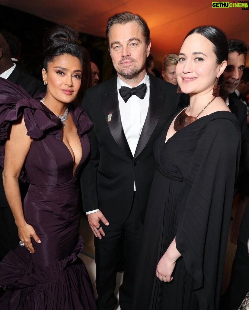 Salma Hayek Pinault Instagram - Congratulations to all the Oscar nominees, Lily yours is a historic milestone in our industry as the first Native American best actress nominee. It’s been too long coming, and it’s so well deserved 👏👏👏 📸: @lestudiophoto