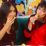 Salma Hayek Pinault Instagram - In London with @camila_cabello celebrating our culinary heritage on #NationalTacoDay 🌮 En Londres con @camila_cabello celebrando nuestra herencia culinaria en el #DíaNacionalDelTaco 🌮