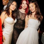 Salma Hayek Pinault Instagram - A beautiful night at the Academy Museum of Motion Pictures 3rd Annual Gala Presented by Rolex with some inspiring women across the industry @DuaLipa @camilamorrone 🌟 📸: @hunterabrams @strange.victory @gettyentertainment Emma McIntyre/Getty Images for Academy Museum of Motion Pictures
