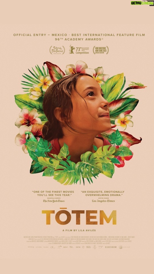 Salma Hayek Pinault Instagram - I’m super excited that Ventanarosa is a part of this incredible film TÓTEM, Mexico’s entry for Best International Feature at this year’s Academy Awards. Directed by the amazing Lila Avilés. Critically acclaimed with more than 25 festival awards and a 97% Rotten Tomatoes rating. In US theaters from January 26. #VivaMexico @asideshowfilm, @janus_films, @totem_movie. Estoy super emocionada de que Ventanarosa sea parte del increíble film TOTEM, seleccionado para representar a México como Mejor Película Internacional en los premios Oscar. Dirigida por la sensacional Lila Avilés, TOTEM ha sido ovacionada por la critica mundial, y ha ganado más de 25 premios en diferentes festivales. Tiene un rating de 97% en Rotten Tomatoes. Se estrena en cines de Estados Unidos este 26 de Enero. #VivaMexico @asideshowfilm, @janus_films, @totem_movie.
