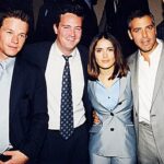 Salma Hayek Pinault Instagram - Two days ago, I woke up to the shocking news that Matthew Perry is no longer with us. It’s taken me a couple of days to process this profound sadness. There is a special bond that happens when you share dreams with someone, and together you work towards them. I was very moved last year when Matthew shared on his Instagram stories how much he loved 'Fools Rush In,' and how he thought that that film we did together was probably his best movie. Throughout the years, he and I found ourselves reminiscing about that meaningful time in our lives with a deep sense of nostalgia and gratitude. My friend, you are gone much too soon, but I will continue to cherish your silliness, your perseverance, and your lovely heart. Farewell, sweet Matthew, we will never forget you. 📸: @jeffkravitz