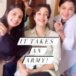 Saloni Khanna Instagram - Just so you know always takes an army! Dream team @niyati_gogri @makeupbytanvishah @maneeshabhavarthe love you the most ❤️ #actorlife #transition #transitionreels #army #dreamteam #makeup #hair #styling #happykid Mumbai, Maharashtra