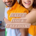 Saloni Khanna Instagram - Happy Independence Day to everyone but @virafpp .. #ilovemyindia #independenceday #couplegoals #couplereels #comedy #truestory #happykids Mumbai, Maharashtra
