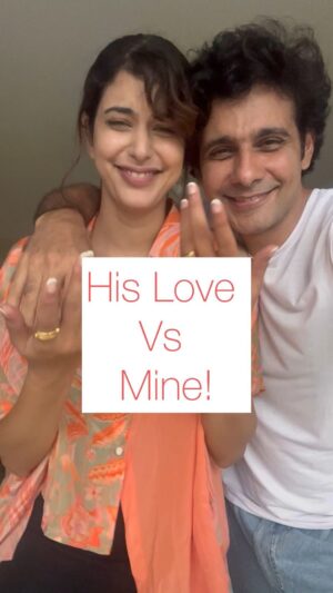 Saloni Khanna Instagram - This is again a true story! 

Love language 🧿❤️

#couplegoals #lovelanguage #happykid