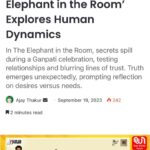 Saloni Khanna Instagram - The Review is here ❤️🐘🙏 @oneworldnewscom Overwhelmed by the love pouring in for “The Elephant In The Room” ❤️ Ganpati Bappa Morya …………………………………………… @altegoproductions @altegotalents in association with @modernmonkfilms & @humaramovie Presents “The Elephant In The Room” A film by Krishan Hooda Now streaming on @humaramovie ******Starring ******* Daisy Shah @shahdaisy Viraf Patell @virafpp Salonie Patel @salk.04 Nitinn R Miranni @thenitinmirani Pratiksha Sen ❤️ Akansha Pandey @sassyakansha Sankalp Joshi @joshi_sunkalp Mantra Mugdh @mantramugdh Housing Finance Partner - PNB Housing Finance #pnbhousingfinance Outdoor Media Partner - Bright Outdoor Media @brightoutdoormedia Produced By: Aartie Miranni & Prakash Moolani @aartie_miranni @prakash_moolani_ Directed & Co-Produced By: Krishan Hooda krishanhooda_o Orignal Story Nitinn R Miranni & Aartie Miranni @thenitinmirani @aartie_miranni Screenplay & Dialogues : Krishan Hooda & Neeltarni Pratap @krishanhooda_o @neeltarnipratap Director of Photography: Pushkar Sharma @rolling_blades Editor: Sanjay Shree Ingle @kolisanjay DI Colourist: Ashirwad Hadkar @ashirwad_hadkar_ Original Background score: Sunil Singh #SunilSingh Dubbing - Vrikpal Singh @v_for_vrikpal Executive Producers: Jyoti Sunil Dabas & Alyque jyoti_sunil_dabas @iamalyque Associate Director: Ajit Kumar @ajit_127 Director’s Assistant: Neeltarni Pratap @neeltarnipratap Assistant Directors: Riva Aurora, Aakash Gor, Ansh Nag @rivaxaurora @aakash.gor @anshnagda Still Photography : Amy Hooda @amyn.hooda Poster Design: Hitesh Sharma @digitalartist_hitesh #shortfilm #theelephantintheroom #daisyshah #nitinnrmiranni #virafPatell #saloniepatell #theelephantintheroomshortfilm #ganpati #trending #ganpatibappamoreya #ganpatiutsav #comedyfilm #bollywood Mumbai, Maharashtra