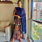 Saloni Khanna Instagram - Ganpati 2023 ❤️ Wearing @soniyagofficial 🌟 #aintnohashtags