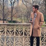 Sam Clemmett Instagram - Thinking about pizza.... Central Park, New York