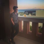 Sam Clemmett Instagram - I copied Cav. But I remembered to smile. 📸 @cavanclarke #leavemealone #leavehimalone #holiday #greece Atlantica Beach Resort and Belvedere Watersports Centre, Kos