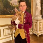 Sam Clemmett Instagram - I had a chat with @townandcountrymag about some behind the scenes moments on QC. And this is one with the real star #pompom Link in bio to our chat!