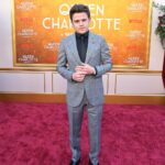 Sam Clemmett Instagram - World Premiere for Queen Charlotte 🤯 Thank you LA! Less than a week to go…. Thank you @giorgioarmani @aspreylondon @santoniofficial Styling @mrfabioimmediato Grooming @andreapezzillo