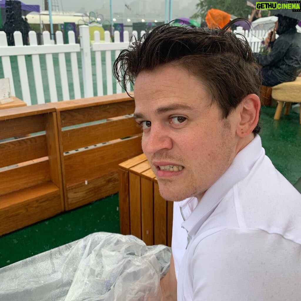 Sam Clemmett Instagram - 2 weeks late but, thank you @wimbledon for having us at the men’s final screening at The Hill NY. The epic rain matched the epic final Brooklyn Bridge Park