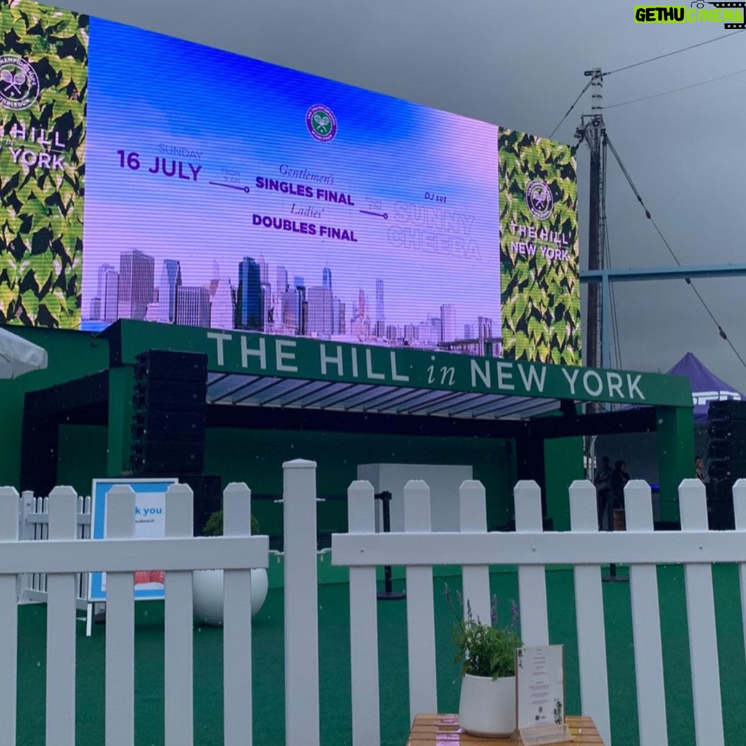Sam Clemmett - 25.3K Likes - 2 weeks late but, thank you @wimbledon for having us at the men’s final screening at The Hill NY. The epic rain matched the epic final